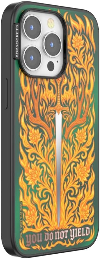 image:imagePopSockets iPhone 15 Pro Phone Case with MagSafe Wireless Charging Compatible Dragon The 13Fireheart