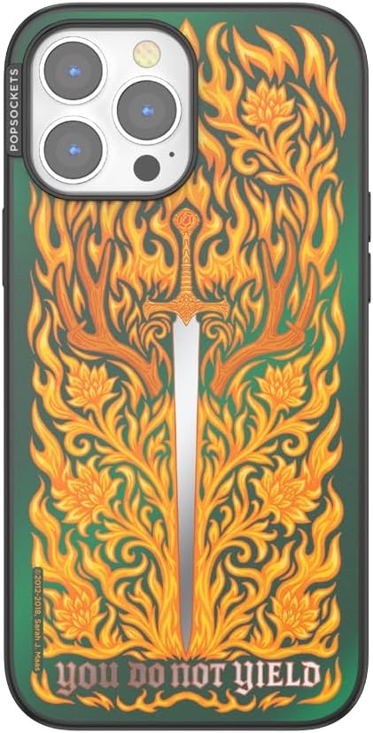 image:imagePopSockets iPhone 15 Pro Phone Case with MagSafe Wireless Charging Compatible Dragon The 13Fireheart