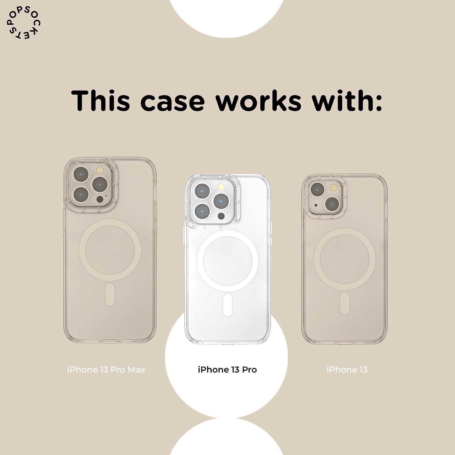 image:imagePopSockets iPhone 15 Pro Phone Case with MagSafe Wireless Charging Compatible Dragon The 13Fireheart