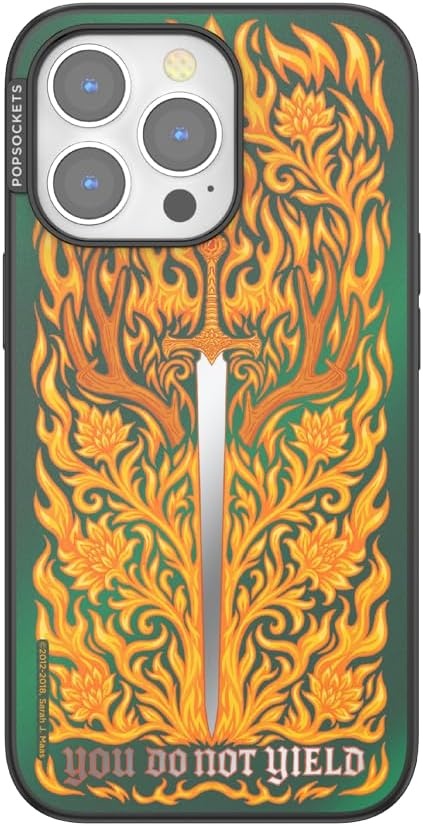 image:imagePopSockets iPhone 15 Pro Phone Case with MagSafe Wireless Charging Compatible Dragon The 13Fireheart