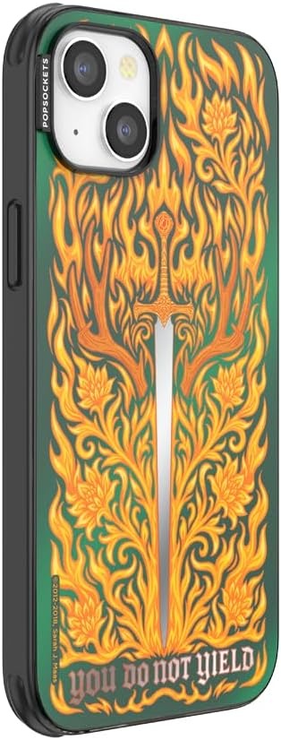 image:imagePopSockets iPhone 15 Pro Phone Case with MagSafe Wireless Charging Compatible Dragon The 13Fireheart