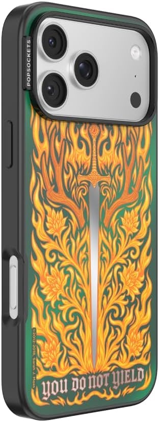 image:imagePopSockets iPhone 15 Pro Phone Case with MagSafe Wireless Charging Compatible Dragon The 13Fireheart
