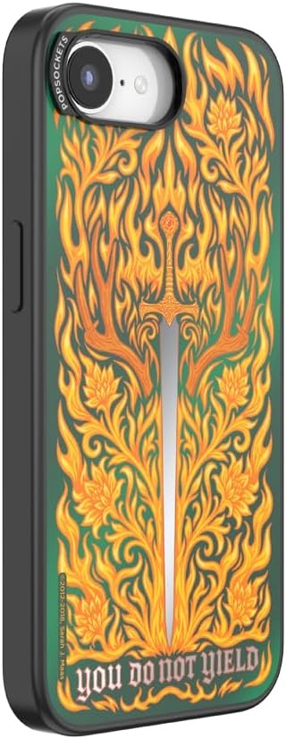 image:imagePopSockets iPhone 15 Pro Phone Case with MagSafe Wireless Charging Compatible Dragon The 13Fireheart