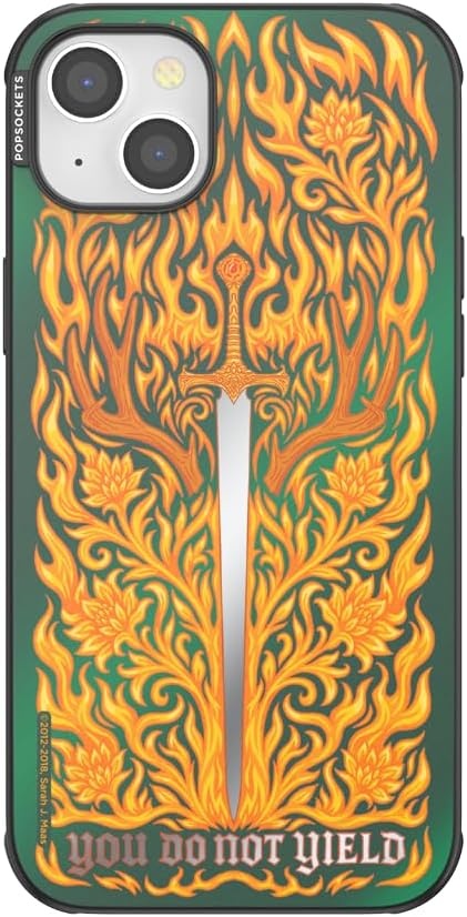 image:imagePopSockets iPhone 15 Pro Phone Case with MagSafe Wireless Charging Compatible Dragon The 13Fireheart