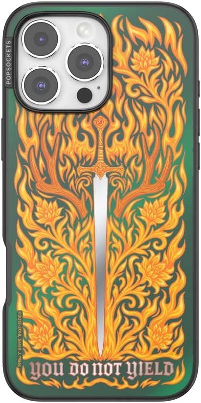 image:imagePopSockets iPhone 15 Pro Phone Case with MagSafe Wireless Charging Compatible Dragon The 13Fireheart