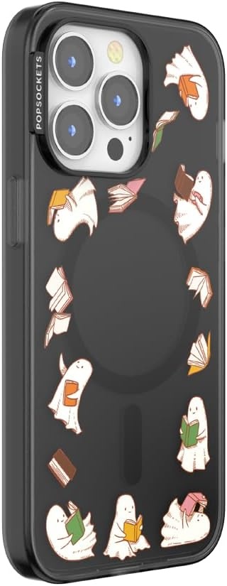 image:imagePopSockets iPhone 15 Pro Phone Case with MagSafe Wireless Charging Compatible Dragon The 13Spooky Book Club Smoke