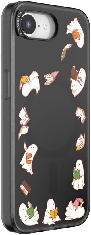 image:imagePopSockets iPhone 15 Pro Phone Case with MagSafe Wireless Charging Compatible Dragon The 13Spooky Book Club Smoke
