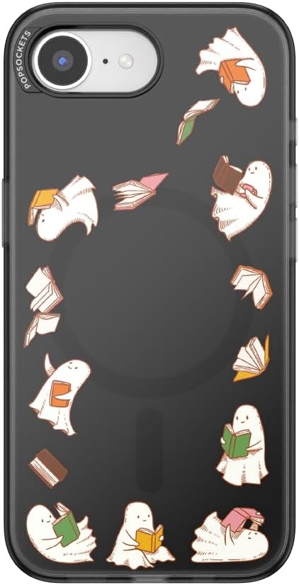 image:imagePopSockets iPhone 15 Pro Phone Case with MagSafe Wireless Charging Compatible Dragon The 13Spooky Book Club Smoke