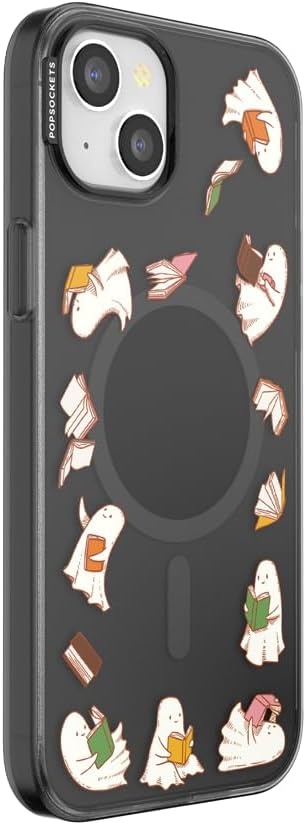 image:imagePopSockets iPhone 15 Pro Phone Case with MagSafe Wireless Charging Compatible Dragon The 13Spooky Book Club Smoke