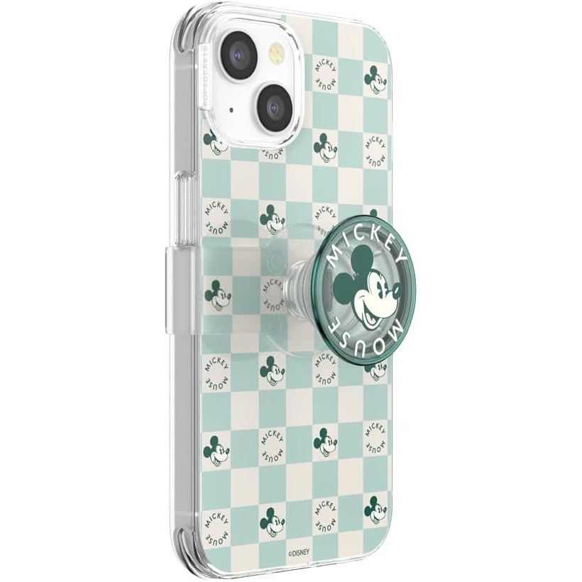image:imagePopSockets iPhone 13 Pro Max Phone Case with MagSafe Wireless Charging Compatible Disney  Mickey Latte CheckMickey Mouse Classic Check