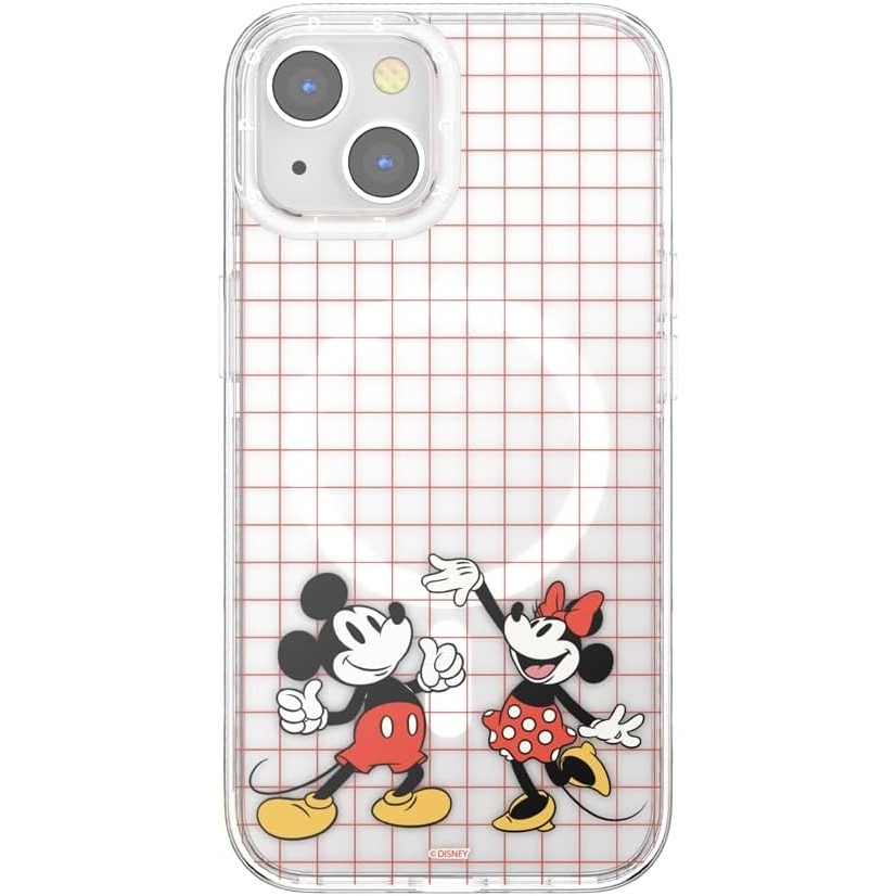 image:imagePopSockets iPhone 13 Pro Max Phone Case with MagSafe Wireless Charging Compatible Disney  Mickey Latte CheckMod Mickey  Minnie