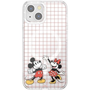 PopSockets iPhone 13 Pro Max Phone Case with MagSafe, Wireless Charging Compatible, Disney – Mickey Latte Check(Mod Mickey & Minnie)
