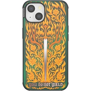 PopSockets iPhone 15 Pro Phone Case with MagSafe, Wireless Charging Compatible, Dragon – The 13(Fireheart)