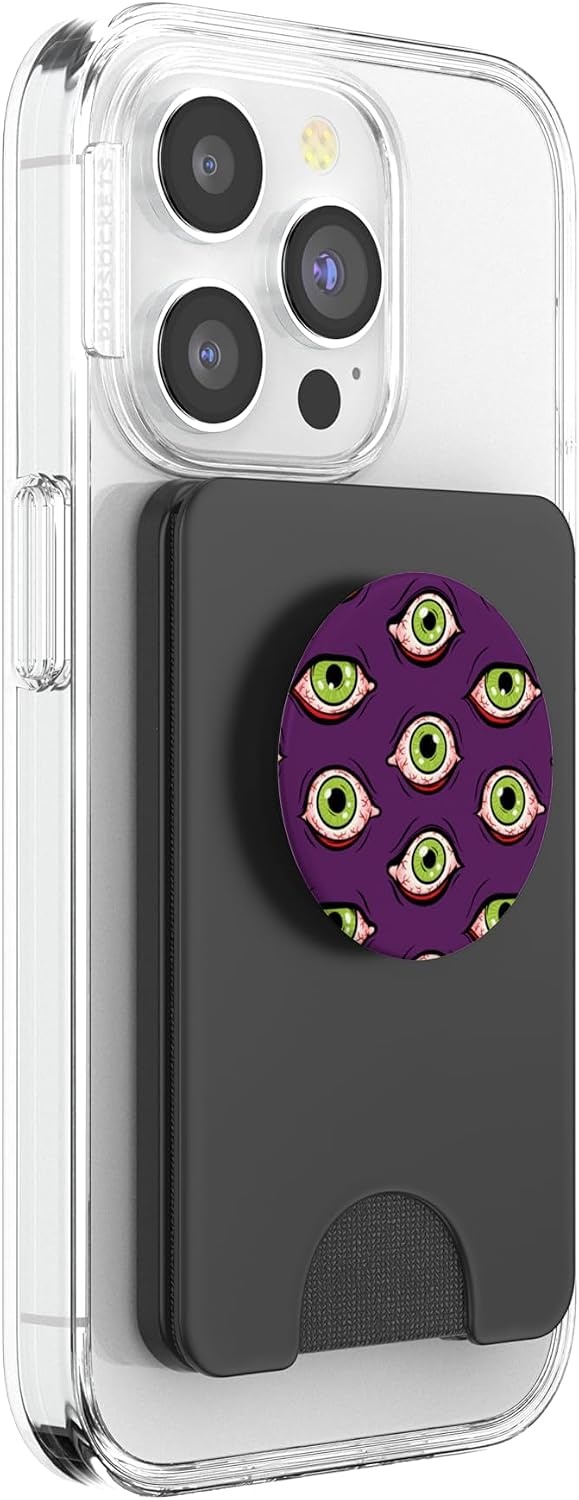 image:imagePopSockets Halloween Phone Grip All Seeing Monster PopSockets Adhesive PopGripMagnetic PopWallet