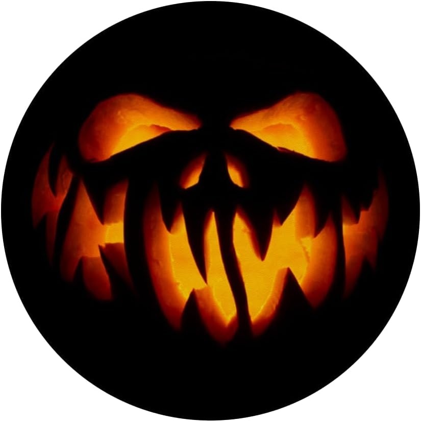 image:imagePopSockets Halloween Phone Grip Spooky JackoLantern PopSockets PopGrip for MagSafeAdhesive PopGrip
