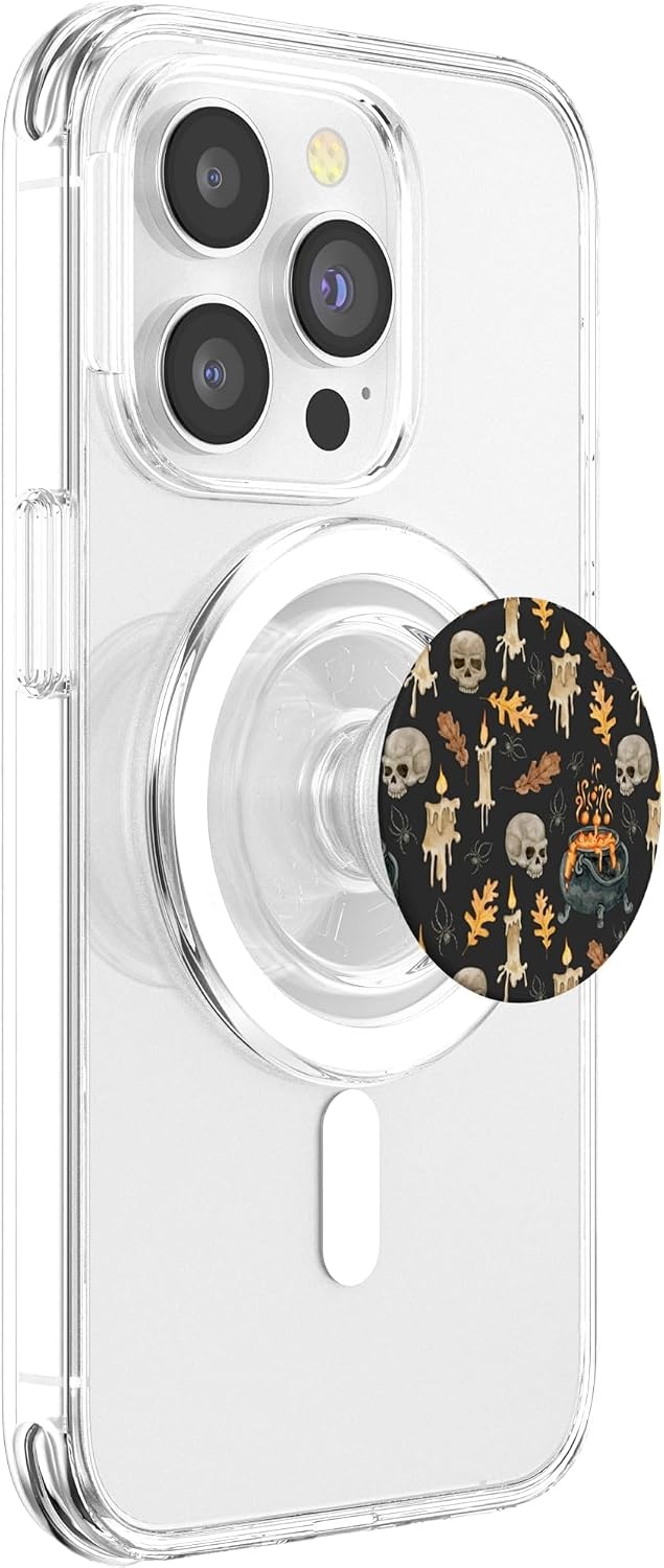 image:imagePopSockets Halloween Phone Grip Spooky Pattern PopSockets PopGrip for MagSafeMagnetic PopGrip