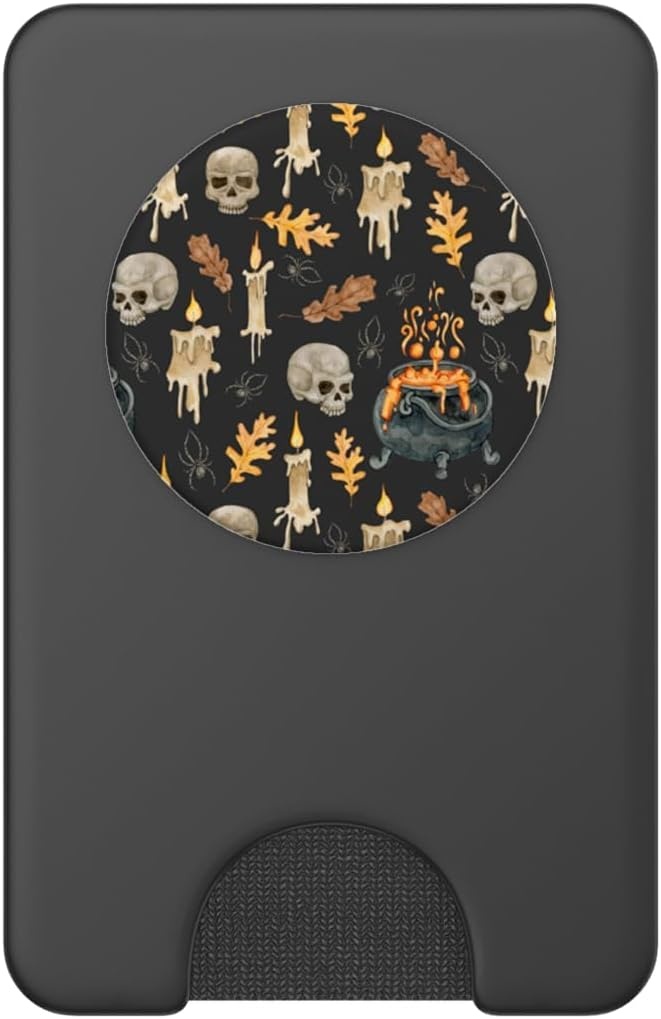 image:imagePopSockets Halloween Phone Grip Spooky Pattern PopSockets PopGrip for MagSafeMagnetic PopWallet