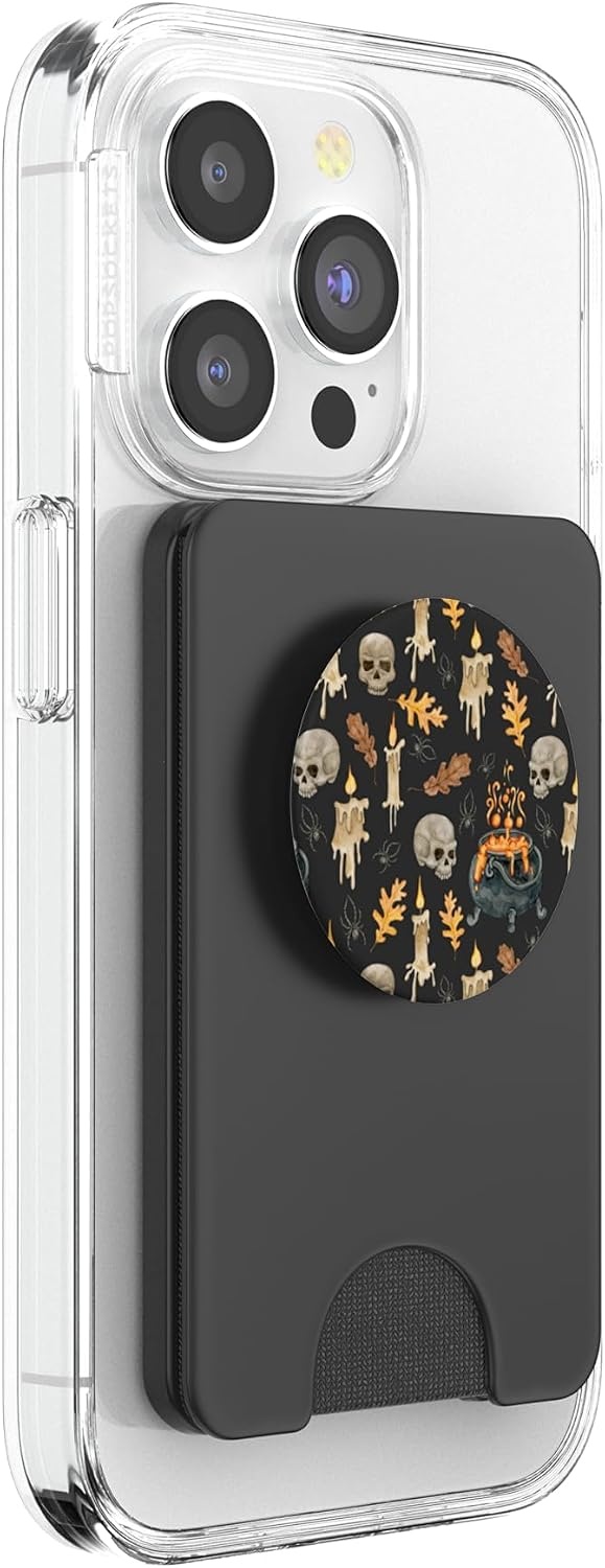 image:imagePopSockets Halloween Phone Grip Spooky Pattern PopSockets PopGrip for MagSafeMagnetic PopWallet