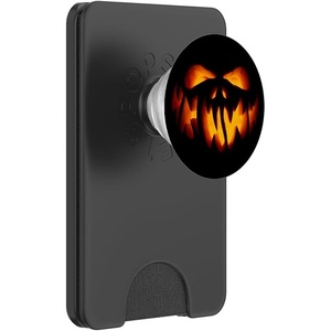 PopSockets Halloween Phone Grip – Spooky Jack-o’-Lantern PopSockets PopGrip for MagSafe(Magnetic PopWallet)