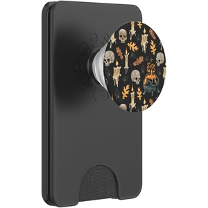 PopSockets Halloween Phone Grip – Spooky Pattern PopSockets PopGrip for MagSafe(Magnetic PopWallet)