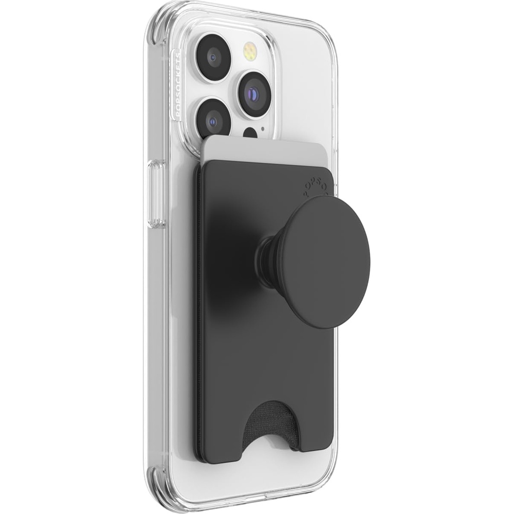 image:imagePopSockets KickOut Wallet for MagSafe Adjustable Kickstand Magnetic Stand Green  Knurl ForestBlack Adhesive