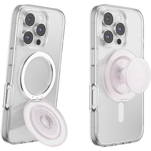 PopSockets Kick-Out Grip for MagSafe, Adjustable Kickstand for Portrait or Landscape, Magnetic Stand, Green – Green(White Opalescent)