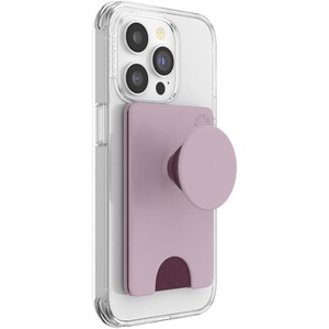 PopSockets Kick-Out Wallet for MagSafe, Adjustable Kickstand, Magnetic Stand, Green – Knurl Forest(Blush Pink)