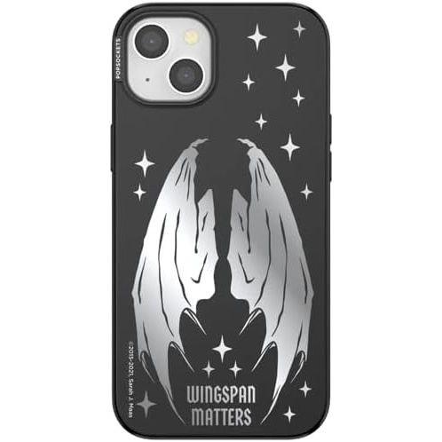 image:imagePopSockets iPhone 15 Plus Phone Case with MagSafe Wireless Charging Compatible Bookish  Wingspan