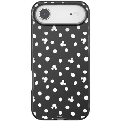image:imagePopSockets iPhone 17 Air Phone Case with MagSafe Wireless Charging Compatible Disney  Mickey Polka Dot Black