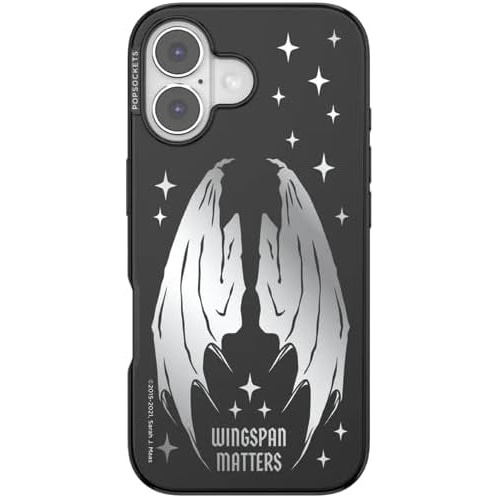 image:imagePopSockets iPhone 17 Phone Case with MagSafe Wireless Charging Compatible Bookish  Wingspan