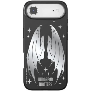 PopSockets iPhone 17 Air Phone Case with MagSafe, Wireless Charging Compatible, Bookish – Wingspan