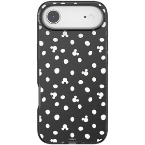 PopSockets iPhone 17 Air Phone Case with MagSafe, Wireless Charging Compatible, Disney – Mickey Polka Dot Black