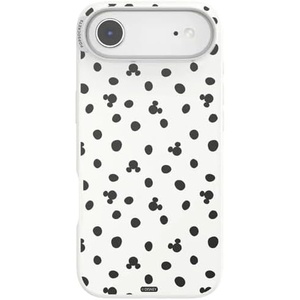 PopSockets iPhone 17 Air Phone Case with MagSafe, Wireless Charging Compatible, Disney – Mickey Polka Dot White