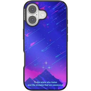 PopSockets iPhone 17 Phone Case with MagSafe, Wireless Charging Compatible, Bookish – Mirror Starfall