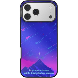 PopSockets iPhone 17 Pro Max Phone Case with MagSafe, Wireless Charging Compatible, Bookish – Mirror Starfall