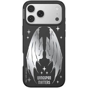 PopSockets iPhone 17 Pro Max Phone Case with MagSafe, Wireless Charging Compatible, Bookish – Wingspan