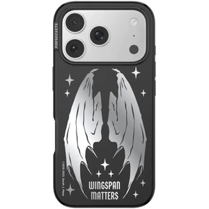 PopSockets iPhone 17 Pro Phone Case with MagSafe, Wireless Charging Compatible, Bookish – Wingspan