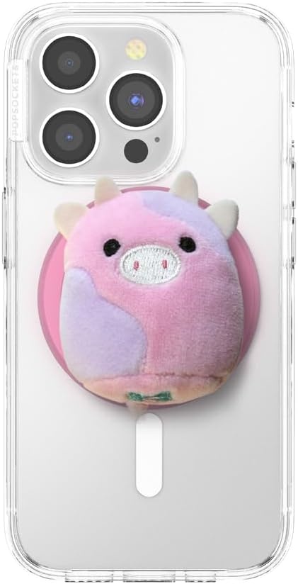 image:imagePopSockets Phone Grip for MagSafe with Kickstand Magnetic Stand Swappable Top Secure Hold for iPhone MagSafe Cases Phone amp Tablet Grip Squishmallows MalcolmPatty