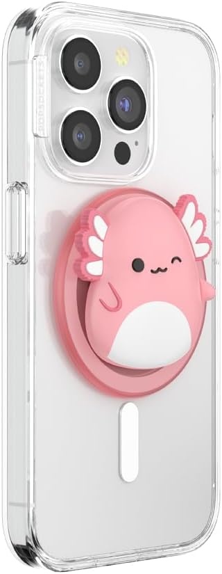 image:imagePopSockets Phone Grip for MagSafe with Kickstand Magnetic Stand Swappable Top Secure Hold for iPhone MagSafe Cases Phone amp Tablet Grip Squishmallows MalcolmArchie