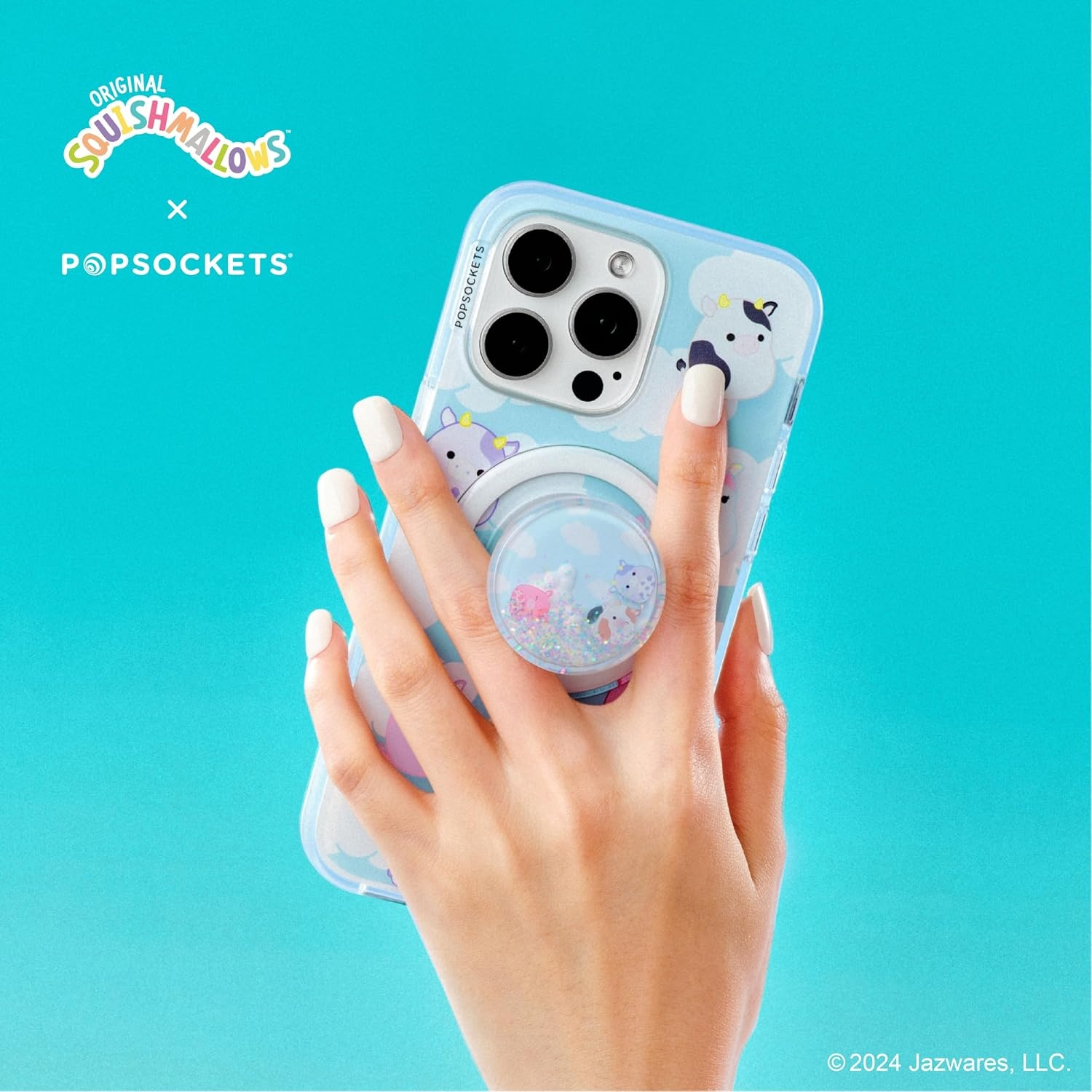 image:imagePopSockets Phone Grip for MagSafe with Kickstand Magnetic Stand Swappable Top Secure Hold for iPhone MagSafe Cases Phone amp Tablet Grip Squishmallows MalcolmMooTown