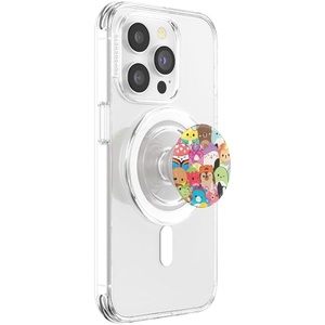 PopSockets Phone Grip for MagSafe with Kickstand, Magnetic Stand, Swappable Top, Secure Hold for iPhone MagSafe Cases, Phone & Tablet Grip, Squishmallows – Malcolm(Friends)