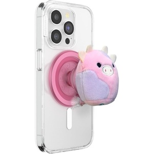 PopSockets Phone Grip for MagSafe with Kickstand, Magnetic Stand, Swappable Top, Secure Hold for iPhone MagSafe Cases, Phone & Tablet Grip, Squishmallows – Malcolm(Patty)