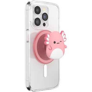 PopSockets Phone Grip for MagSafe with Kickstand, Magnetic Stand, Swappable Top, Secure Hold for iPhone MagSafe Cases, Phone & Tablet Grip, Squishmallows – Malcolm(Archie)