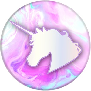 ​​​​PopSockets Phone Grip with Expanding Kickstand, Adhesive Grip – Tropical Punch(Unicorn Marble)
