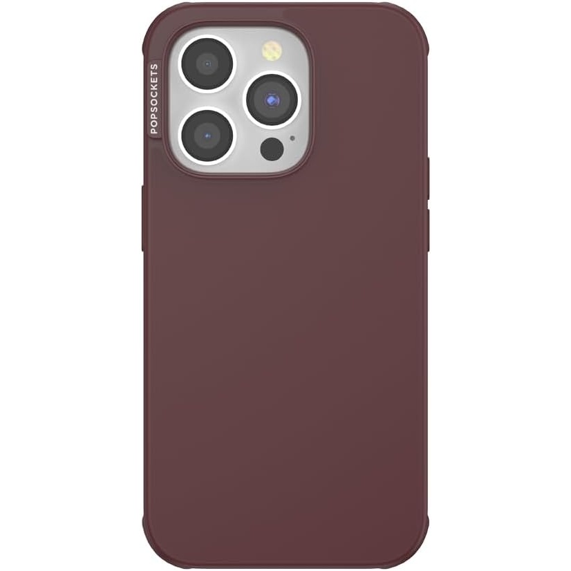 image:imagePopSockets iPhone 14 Case with MagSafe Phone Case for iPhone 14 Grip Sold Separately Wireless Charging Compatible  NightshadeOxblood