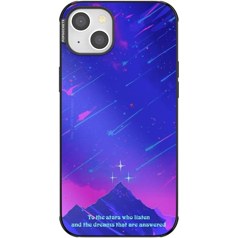 image:imagePopSockets iPhone 14 Plus Phone Case with MagSafe Wireless Charging Compatible Bookish  Mirror Starfall
