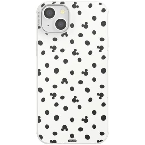image:imagePopSockets iPhone 14 Plus Phone Case with MagSafe Wireless Charging Compatible Disney  Mickey Polka Dot White