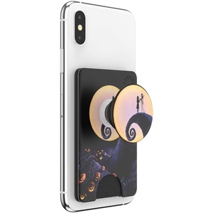 PopSockets Phone Wallet for MagSafe, Phone Card Holder with Grip, Disney – Mod Mickey(Nightmare)