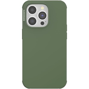 PopSockets iPhone 14 Case with MagSafe, Phone Case for iPhone 14, Grip Sold Separately, Wireless Charging Compatible – Nightshade(Olive)
