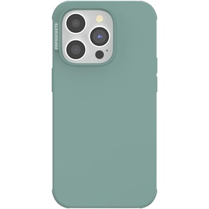 PopSockets iPhone 14 Case with MagSafe, Phone Case for iPhone 14, Grip Sold Separately, Wireless Charging Compatible – Nightshade(Turq)